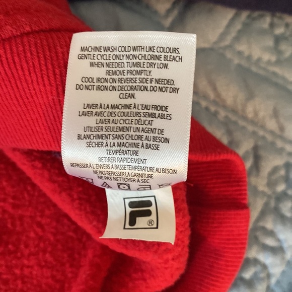 FILA Blue, White and Red Sweatsuit Hoodie Set - Picture 6 of 12